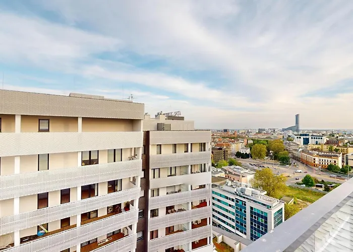 Sikorskiego 3a Twin Tower - Panoramic Terrace - 3room * ヴロツワフ